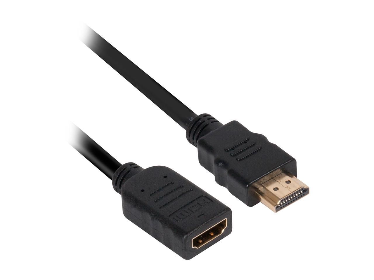Club3D High Speed HDMI 2.0 UHD Extension Cable M/F 3m Black
