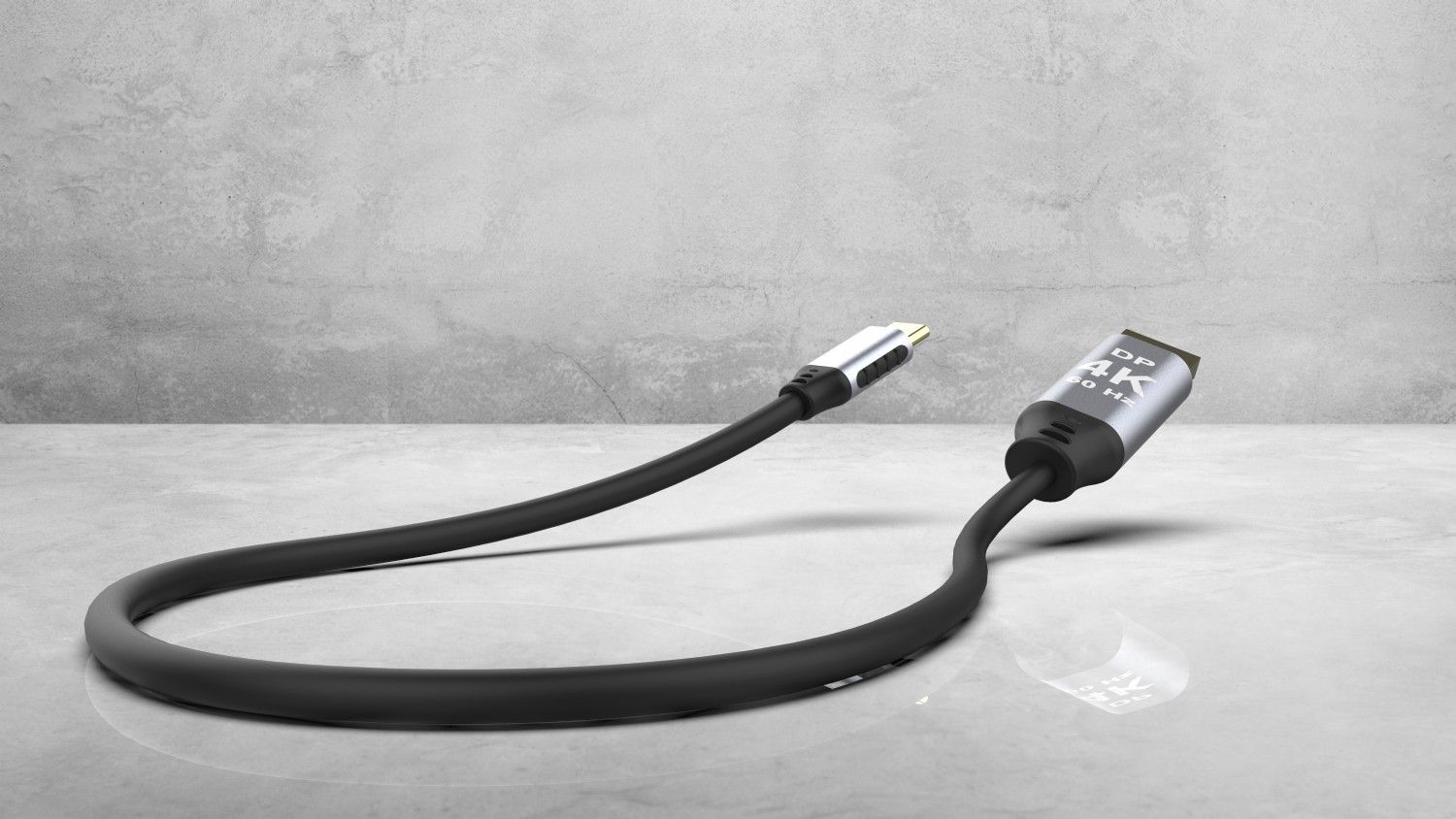 INCA ITCD-20 USB Type-C to Displayport 4K60Hz 2m Black