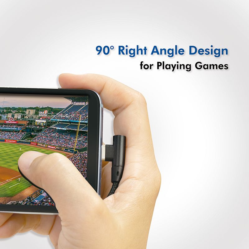 Logilink USB 2.0 Type-C cable C/M (90°) to USB-A/M 0,3m Black