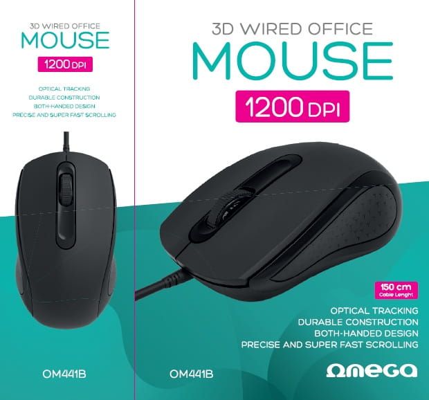 Platinet Omega OM441 Mouse Black