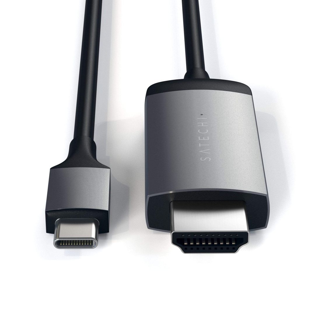 Satechi Aluminum Type-C to HDMI Cable 1,8m Black/Grey