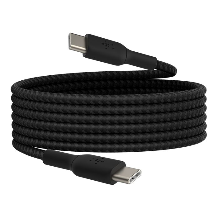 Belkin BoostCharge Braided USB-C to USB-C Cable 2m Black