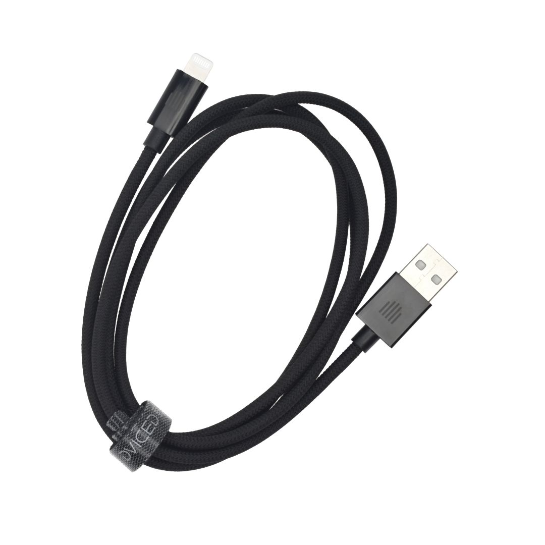 Dviced USB-A to Lightning cable 1,25m Black