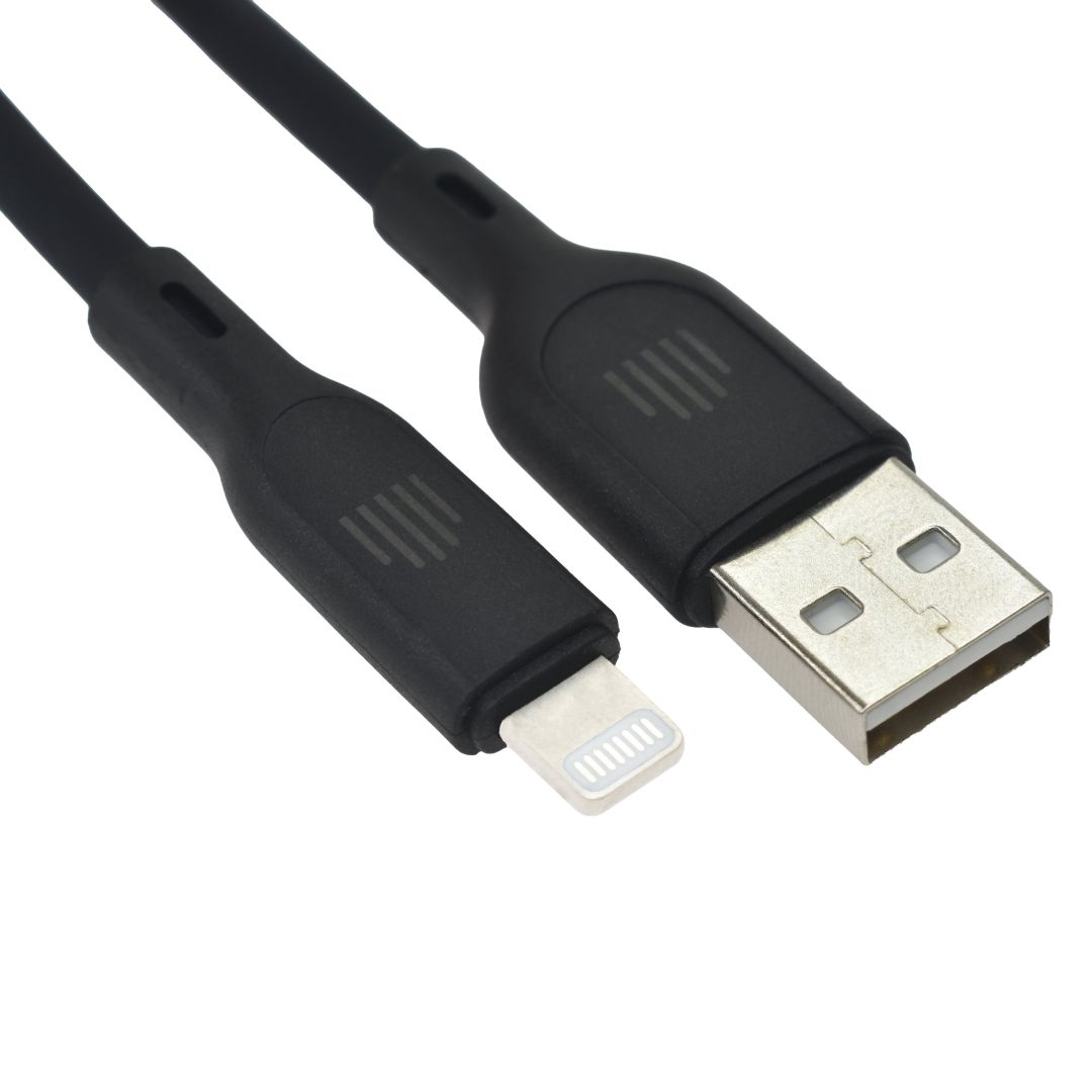Dviced USB-A to Lightning cable 1,25m Black