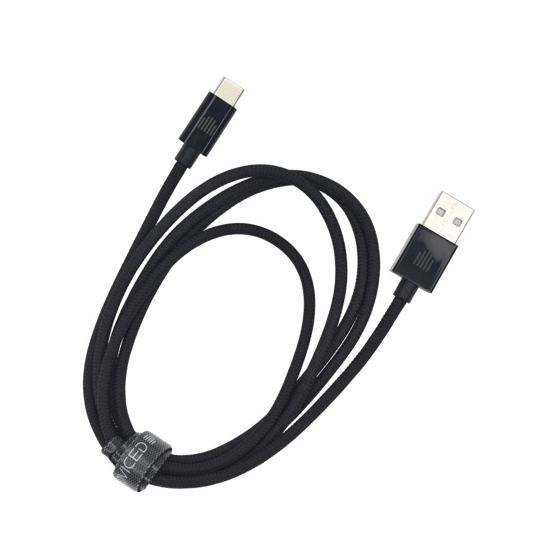 Dviced USB-A to USB-C cable 1,25m Black
