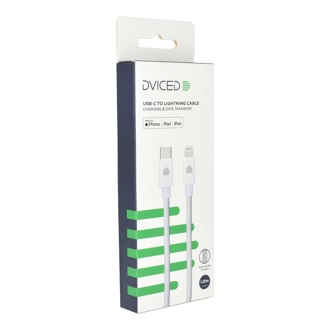 Dviced USB-C to Lightning Cable 1,25m White