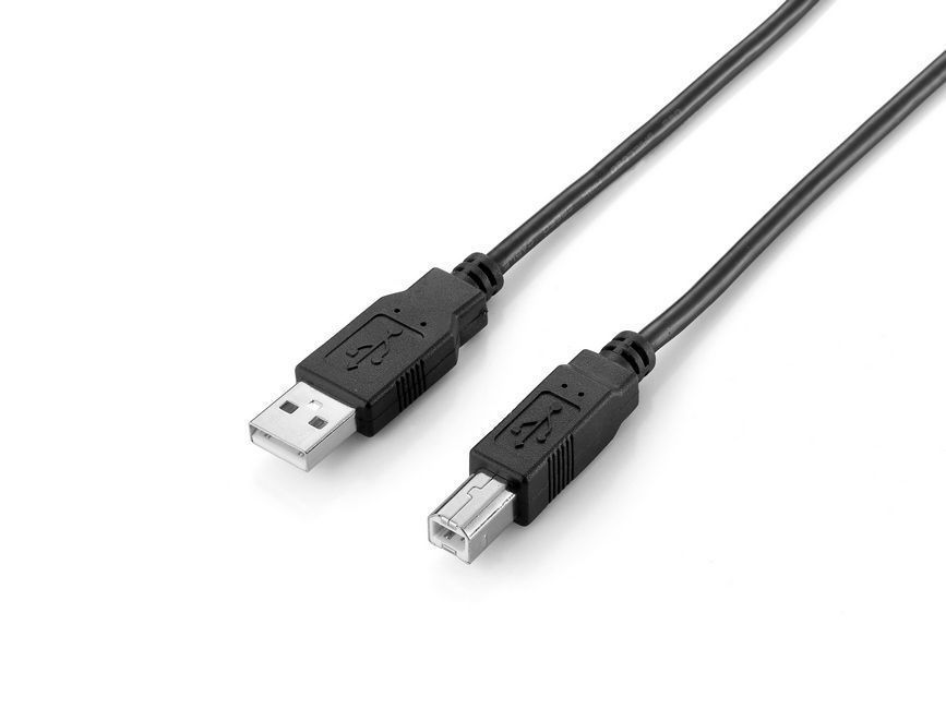 EQuip USB 2.0 Type A to Type B Cable 2m Black