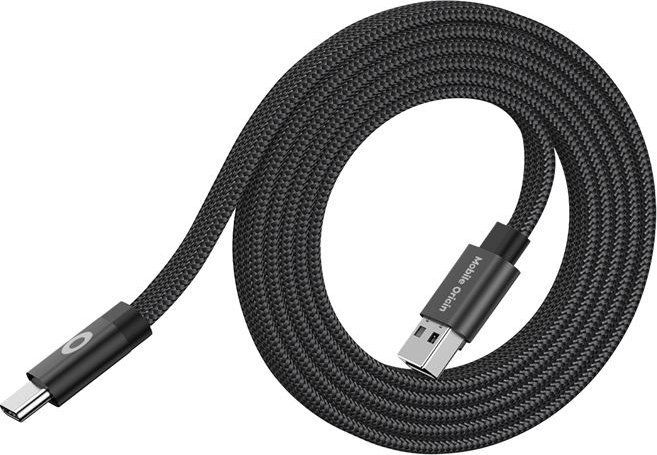 Mobile Origin Magnetic Flat Patented Original Cable USB-A to USB-C 1m Black  