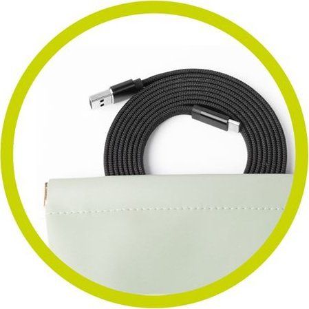 Mobile Origin Magnetic Flat Patented Original Cable USB-A to USB-C 1m Black  