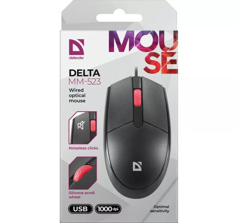Defender Delta MM-523 Mouse Black