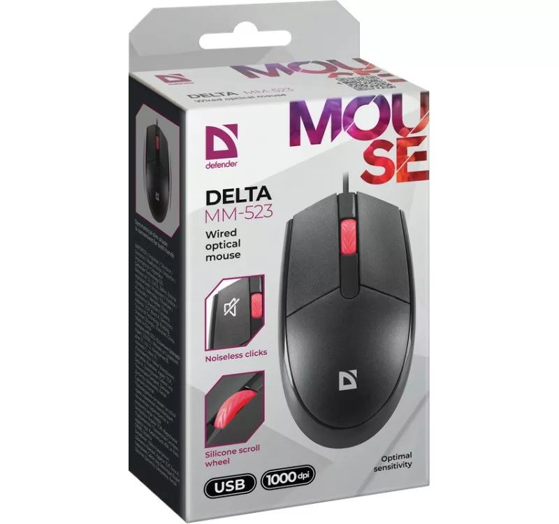 Defender Delta MM-523 Mouse Black
