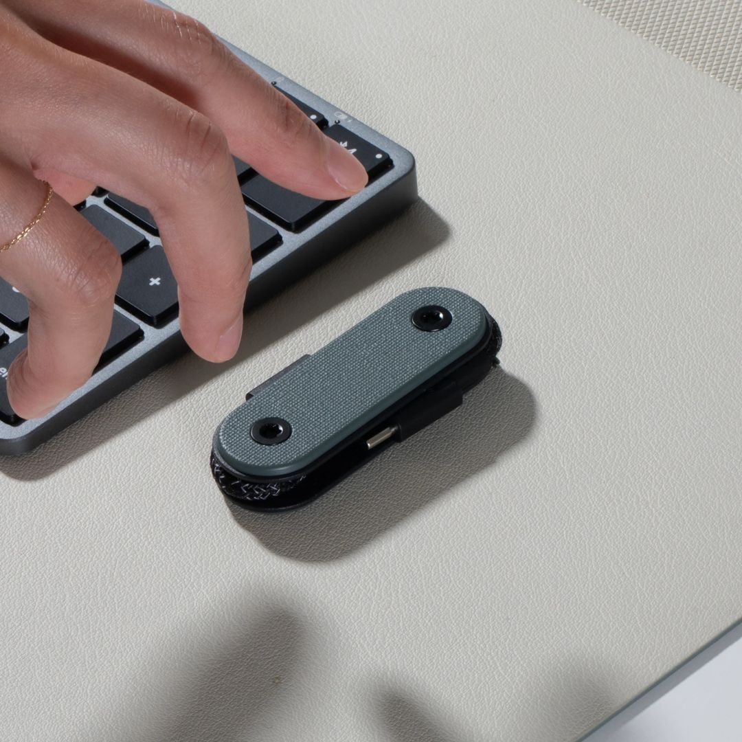 Native Union Pocket Cable USB-C - USB-C 0,17m Slate Green