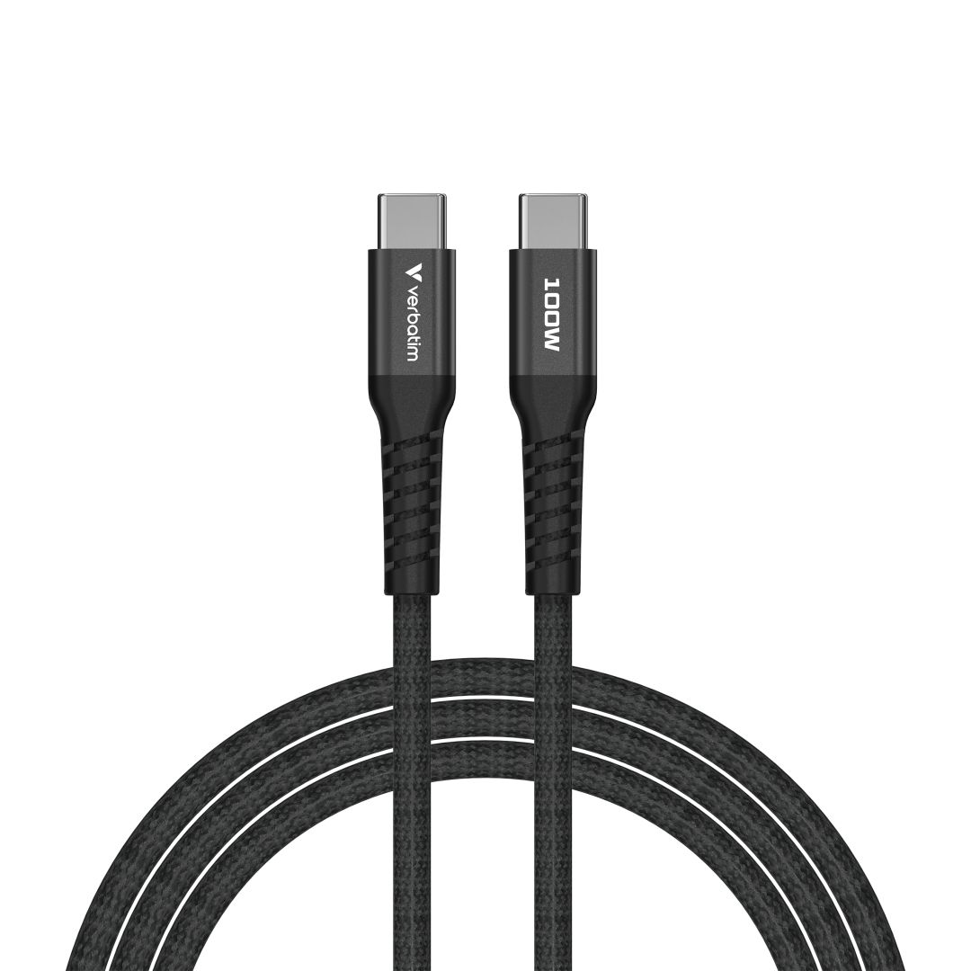Verbatim Sync&Charge USB-C/USB-C 100W Magnetic cable 1,2m Black