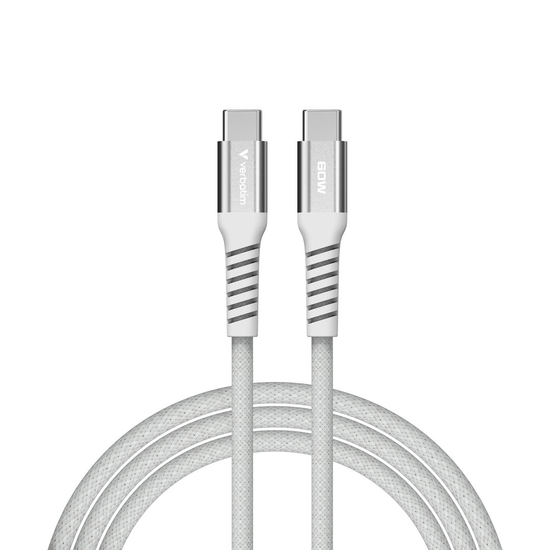 Verbatim Sync&Charge USB-C/USB-C 60W Magnetic cable 1,2m Grey