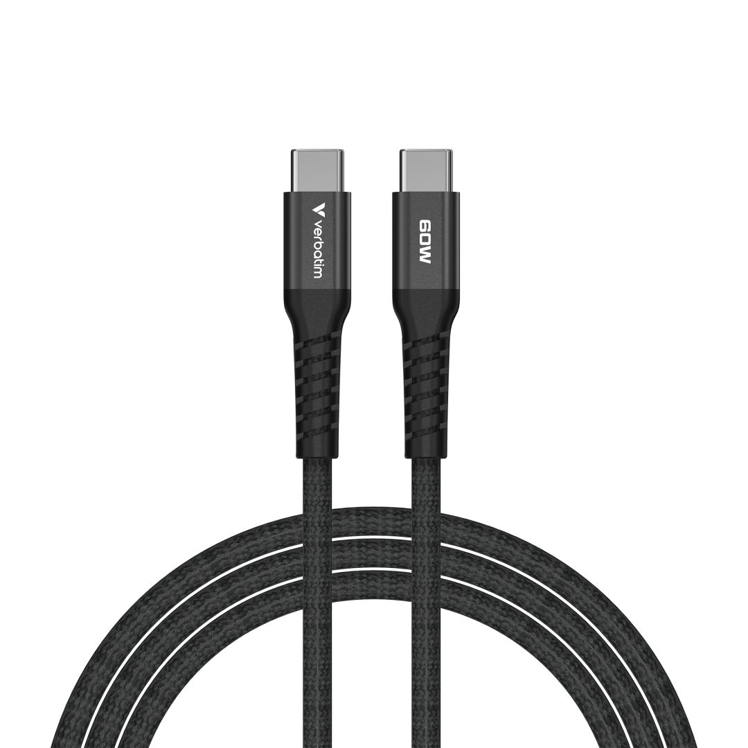 Verbatim Sync&Charge USB-C/USB-C 60W Magnetic cable 1,2m Black