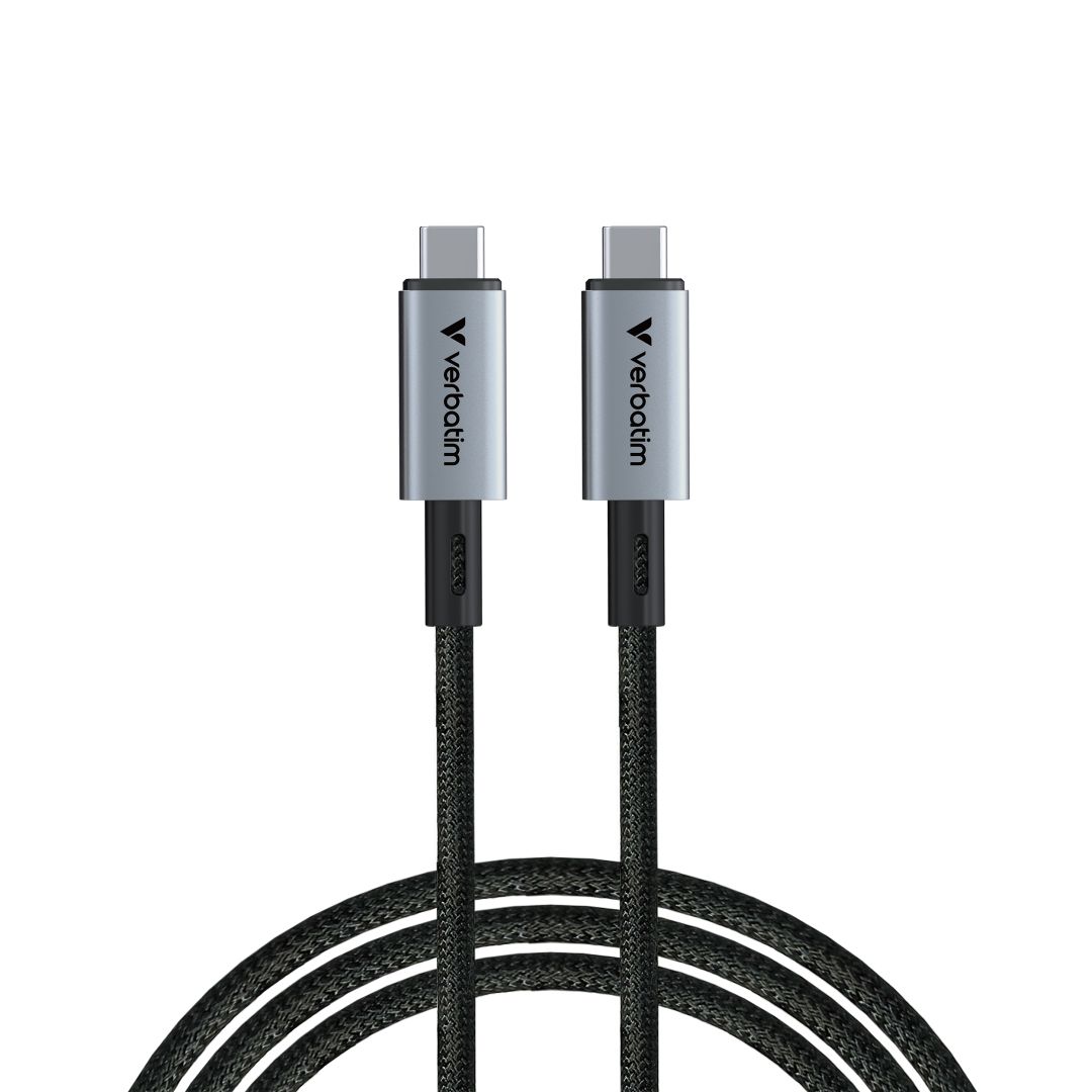 Verbatim Sync & Charge USB4 240W Cable 1,2m Black