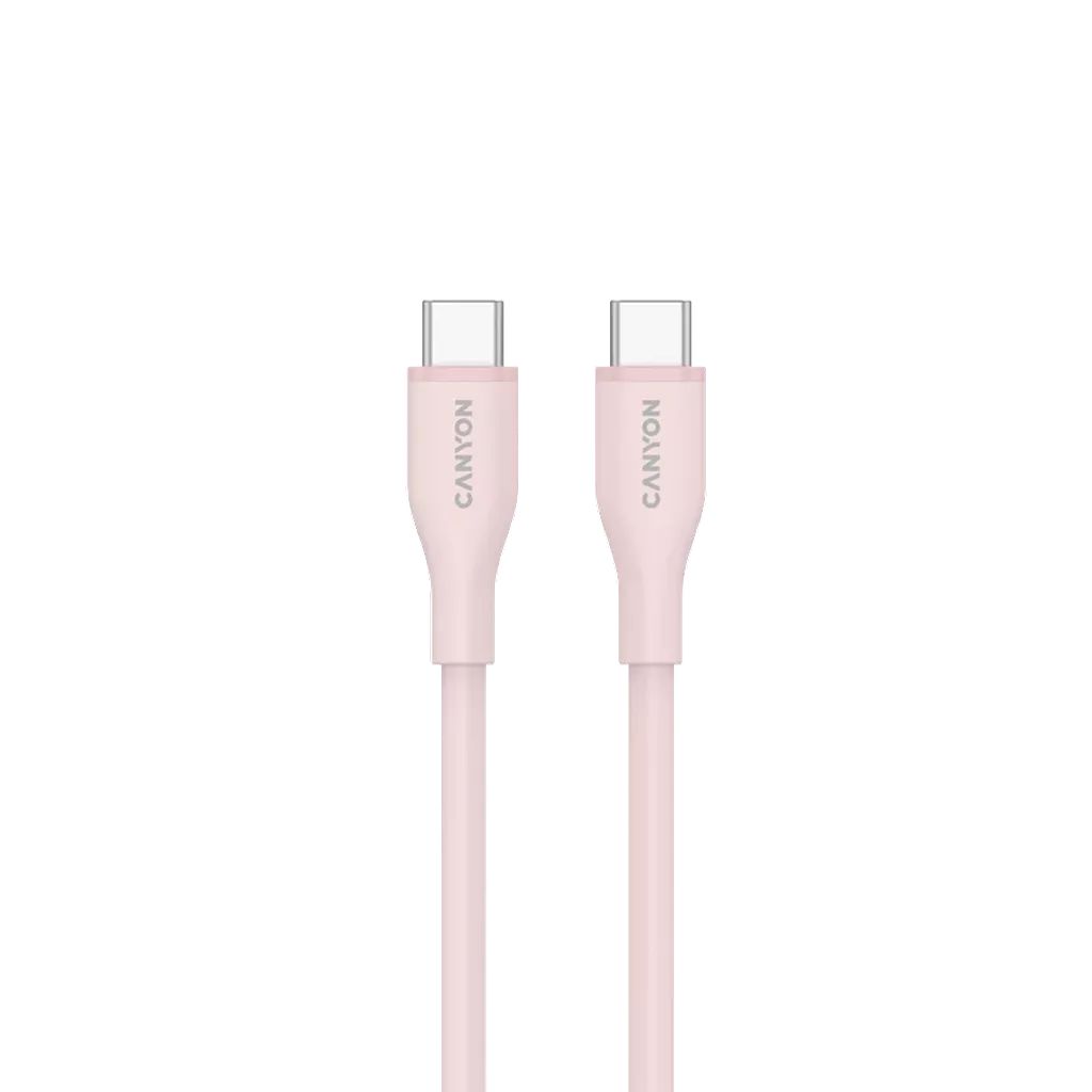 Canyon CC60SC C-C 60W cable 1m Pink Sand
