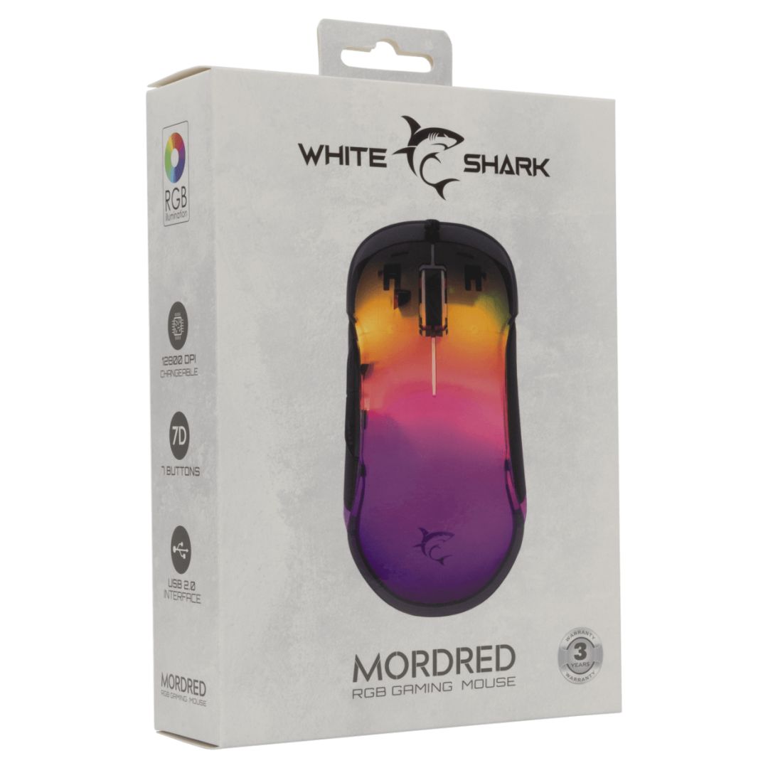 White Shark Mordred Gaming mouse Black