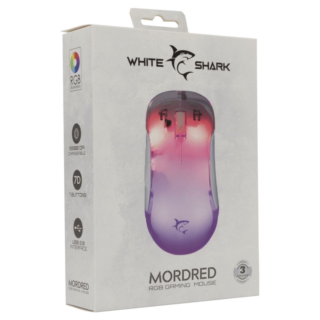 White Shark Mordred Gaming mouse White
