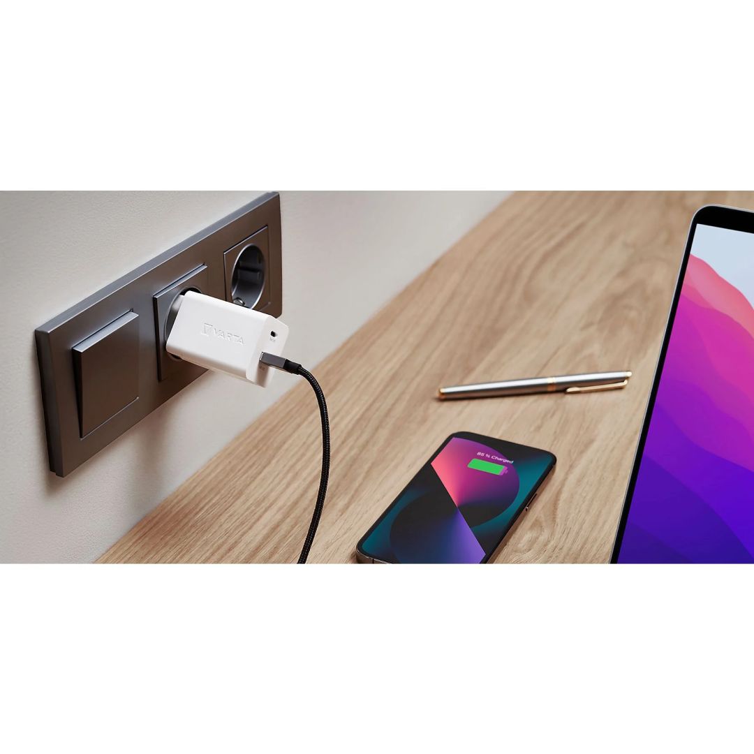 Varta USB-C to USB-C Speed Charge & Sync Cable 2m Black