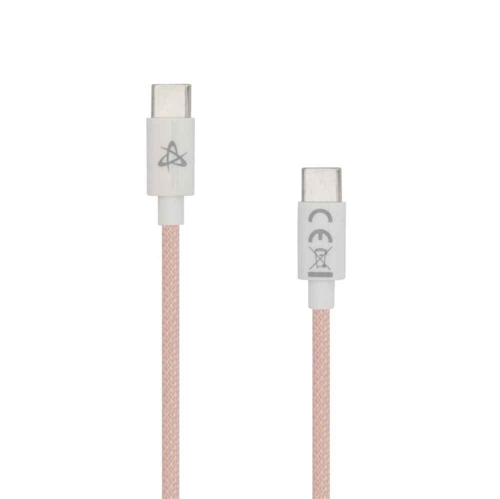 SBOX Type-C to Type-C 60W Charge and sync cable 1m Pink