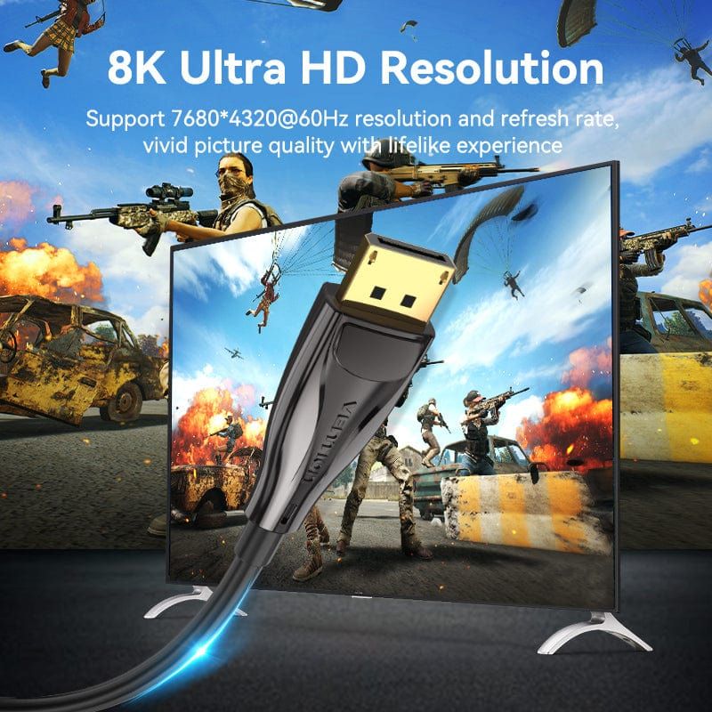 Vention Displayport/M to Displayport/M cable 5m Black