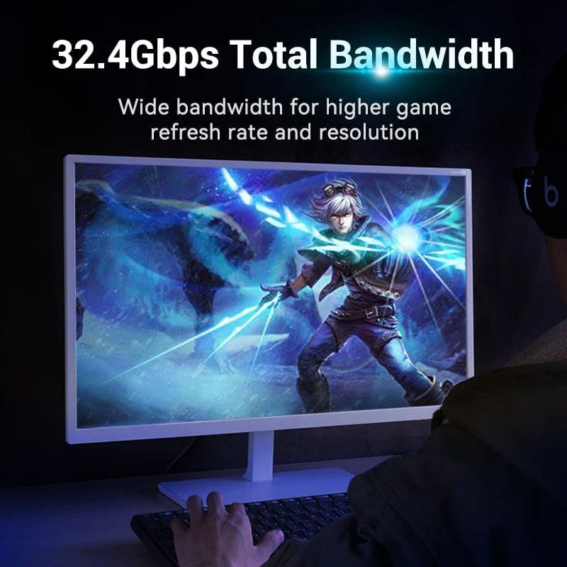 Vention Displayport/M to Displayport/M cable 1,5m Black