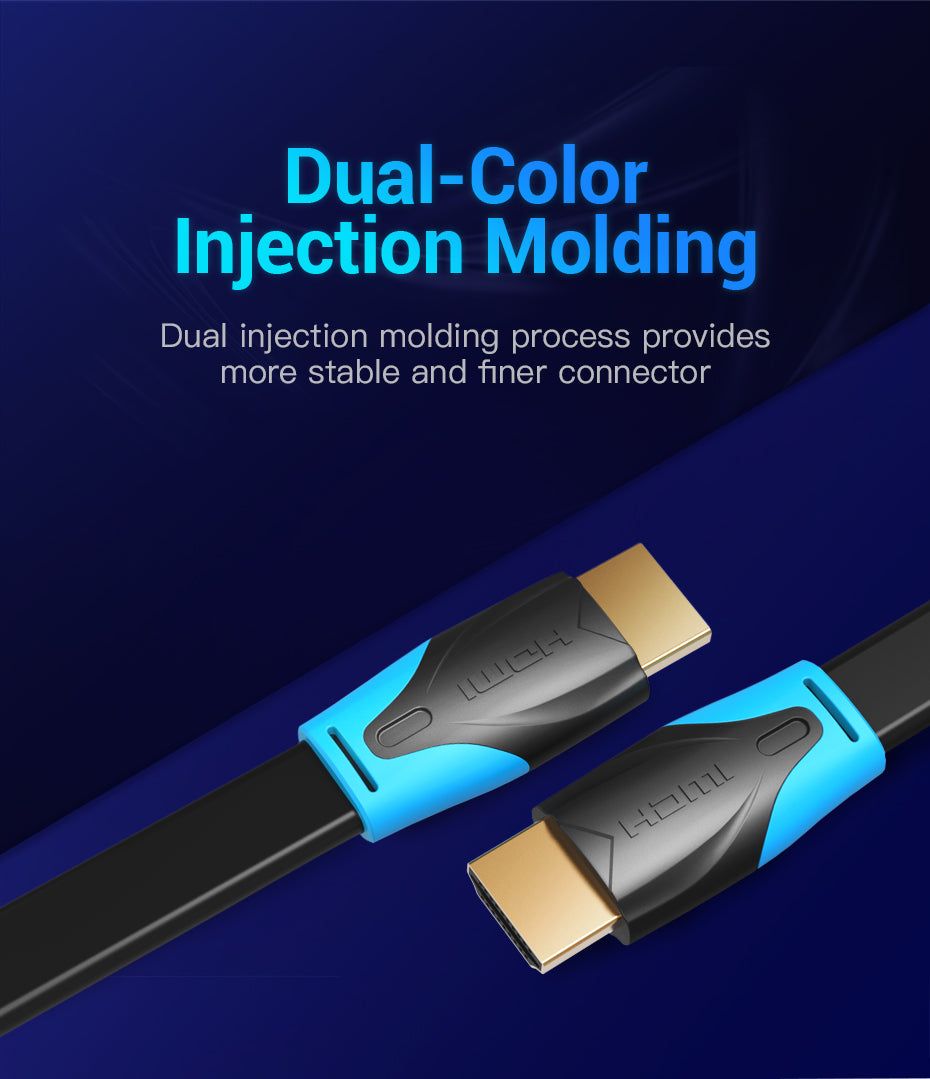 Vention Vention Flat HDMI cable 5m Black