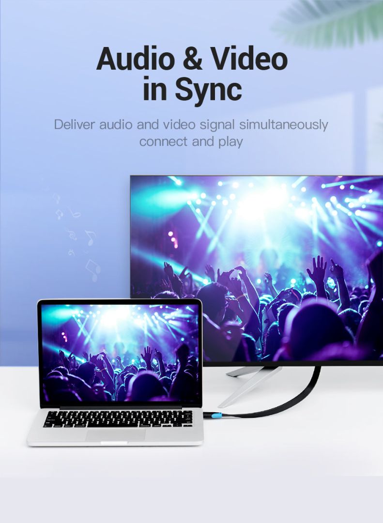 Vention Vention Flat HDMI cable 5m Black