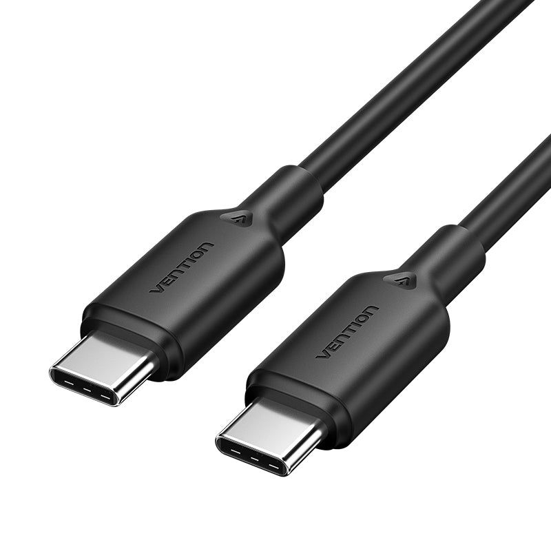 Vention USB 2.0 Type-C Male to Type-C Male 3A Cable 1m Black