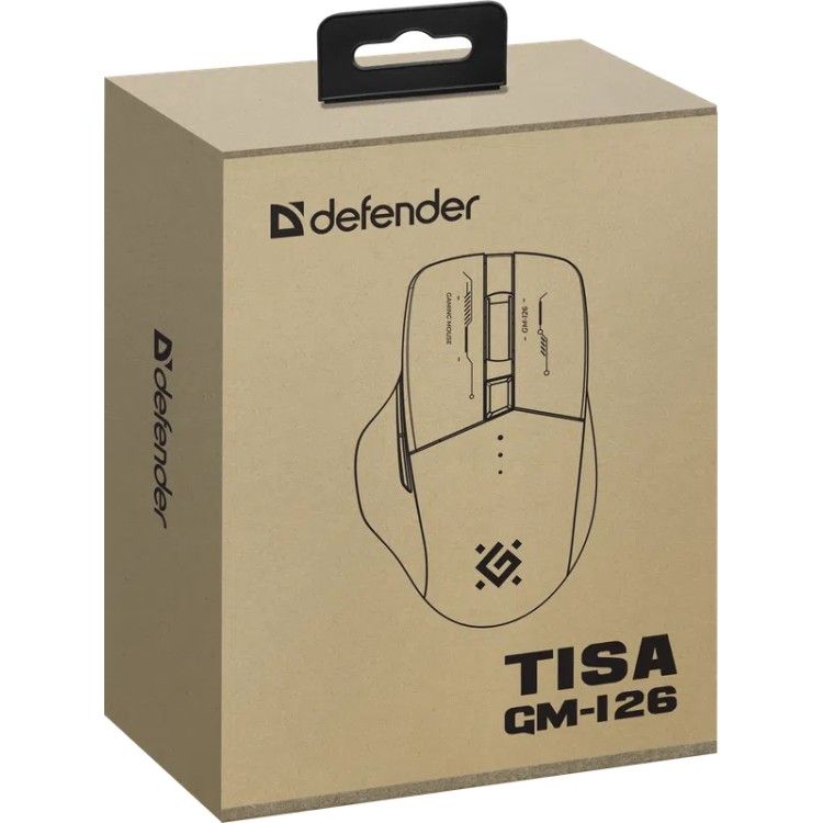 Defender Tisa GM-126 Wireless Bluetooth Gaming Mouse White