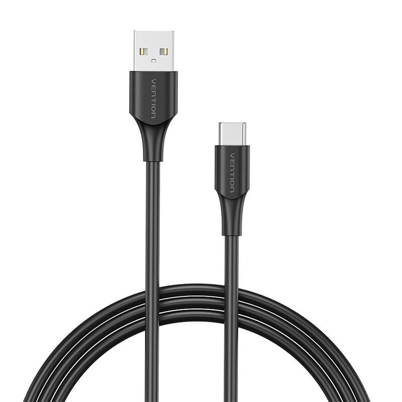 Vention USB-A 2.0/M to USB-C/M cable 0,25m Black
