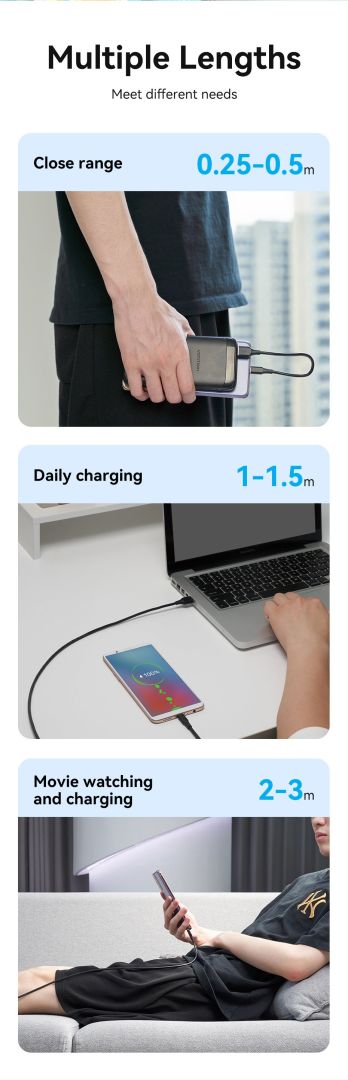 Vention USB-A 2.0/M to USB-C/M cable 1,5m Black