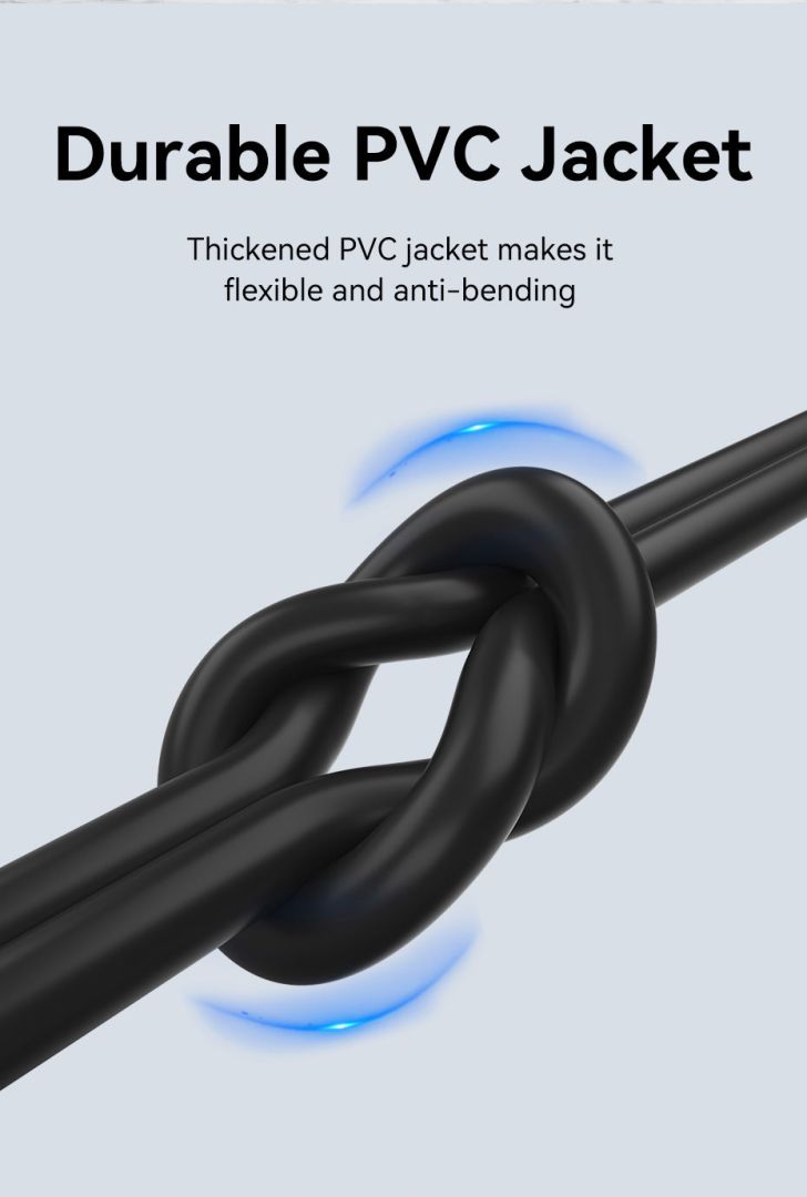 Vention USB-A 2.0/M to USB-C/M cable 1,5m Black