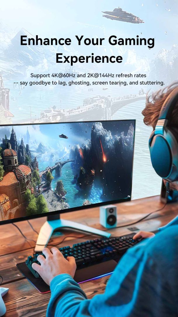 Vention USB-C to DP 4K HD cable 2m Black