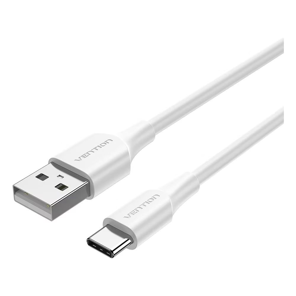 Vention USB-A 2.0/M to USB-C/M cable 1,5m White
