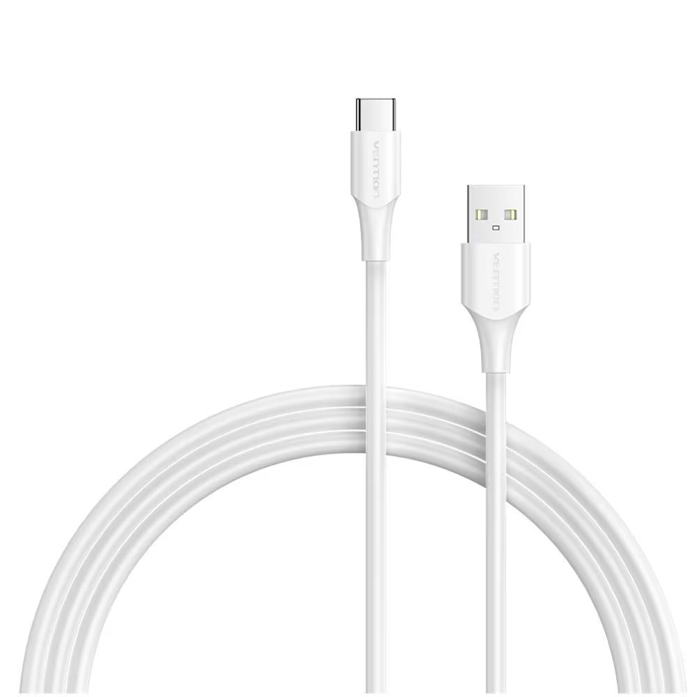 Vention USB-A 2.0/M to USB-C/M cable 1,5m White