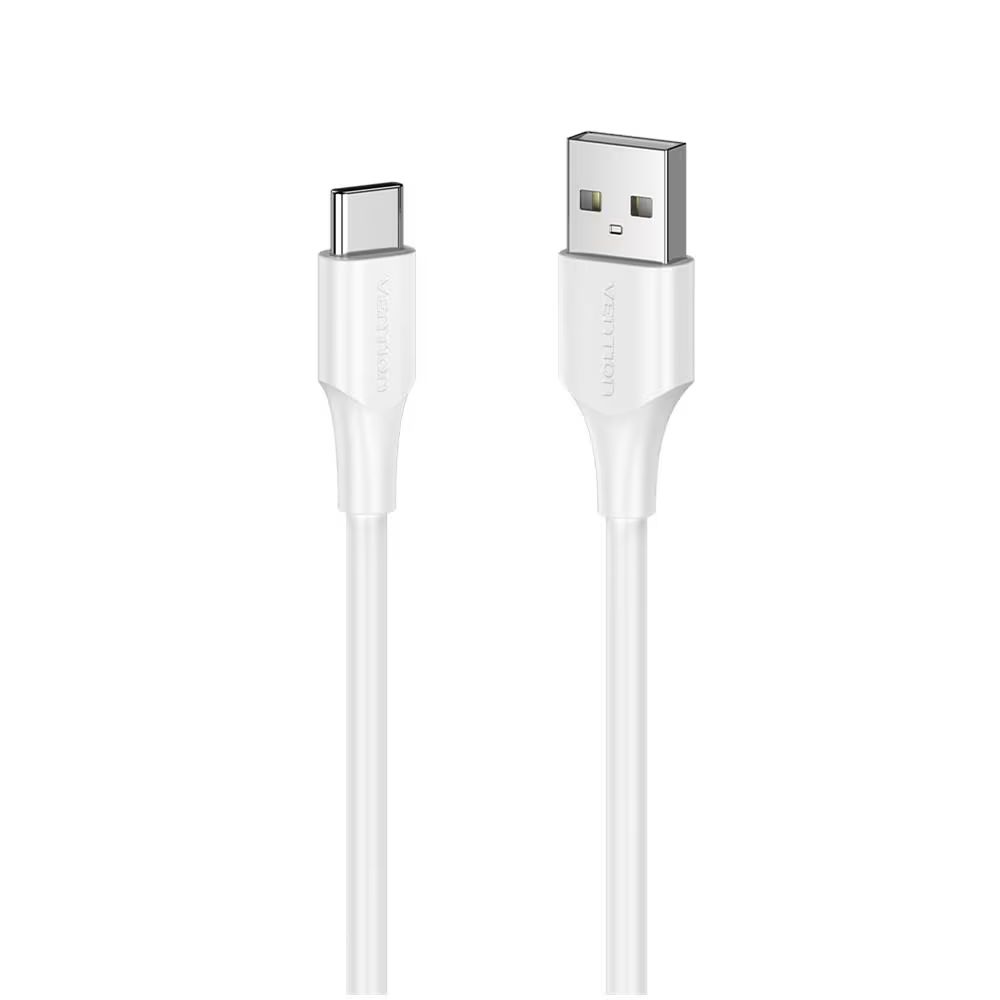 Vention USB-A 2.0/M to USB-C/M cable 1,5m White