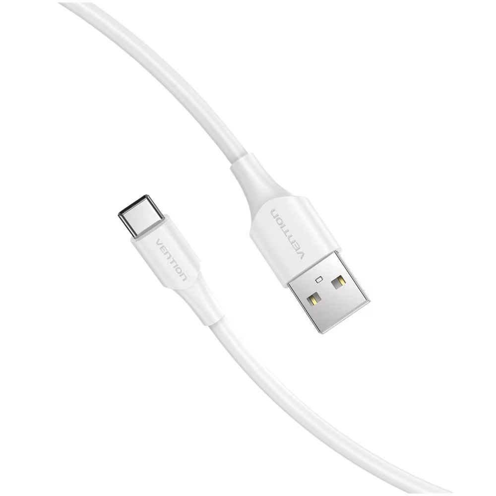 Vention USB-A 2.0/M to USB-C/M cable 1,5m White