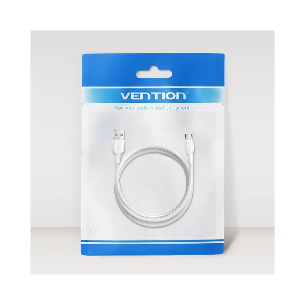 Vention USB-A 2.0/M to USB-C/M cable 1,5m White