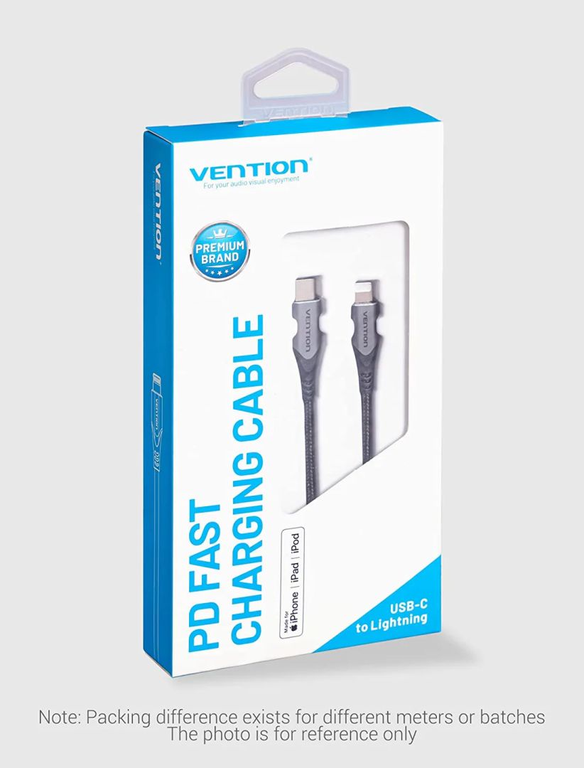 Vention USB 2.0 C to Lightning Cable Aluminum Alloy Type 2m Black