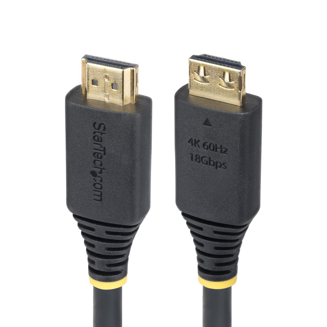 Startech High Speed HDMI Cable with Gripping Connectors 3m Black