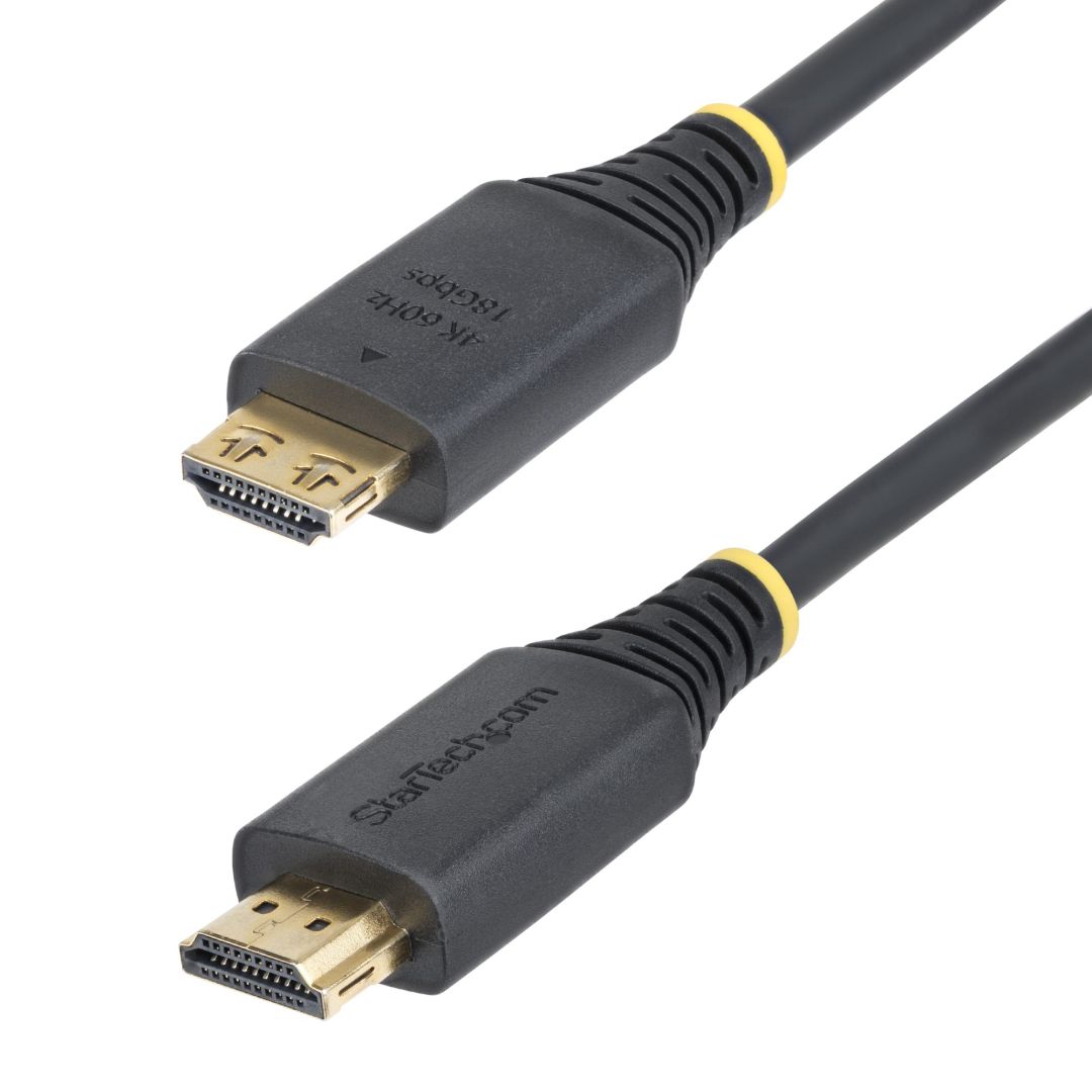 Startech High Speed HDMI Cable with Gripping Connectors 3m Black