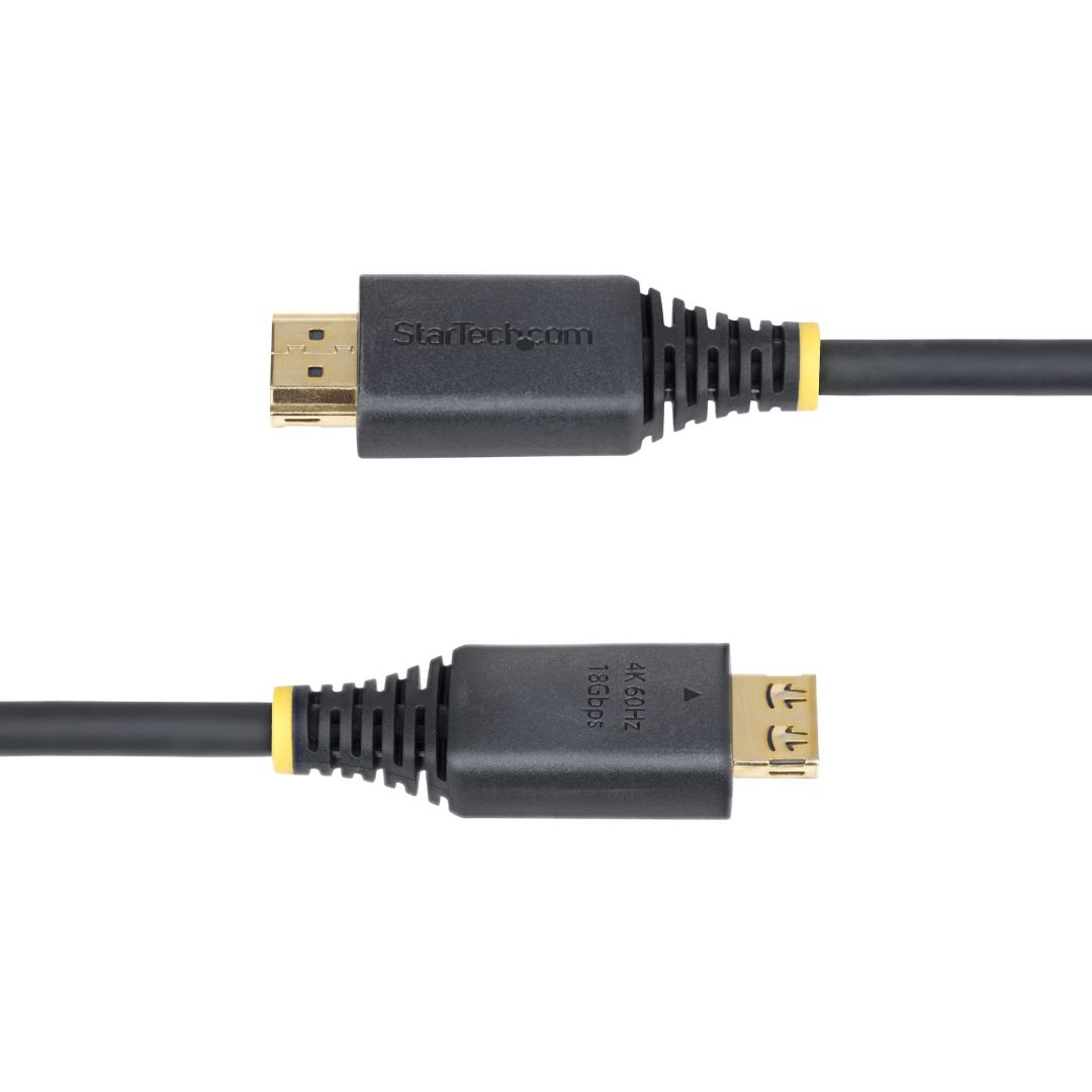 Startech High Speed HDMI Cable with Gripping Connectors 3m Black