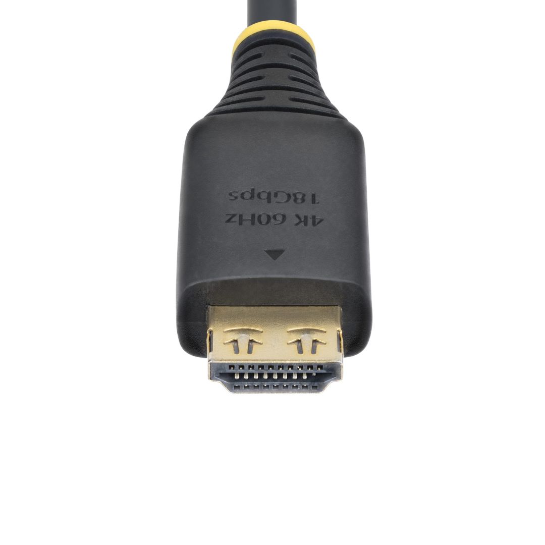 Startech High Speed HDMI Cable with Gripping Connectors 3m Black