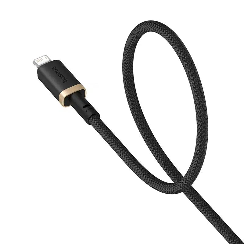Baseus Dura Series 2.4A USB to Lightning Fast Charging cable 1m Black/Gold
