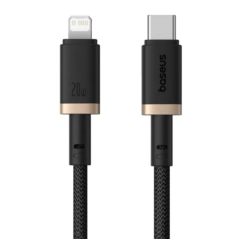 Baseus Dura Series 20W Type-C to Lightning Fast Charging Cable 1m Black/Gold