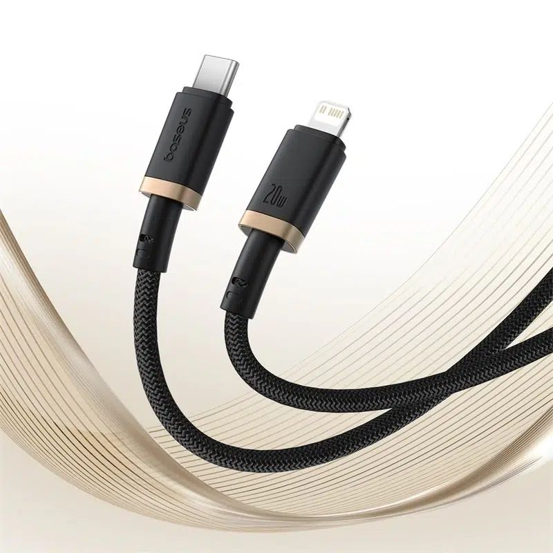 Baseus Dura Series 20W Type-C to Lightning Fast Charging Cable 1m Black/Gold