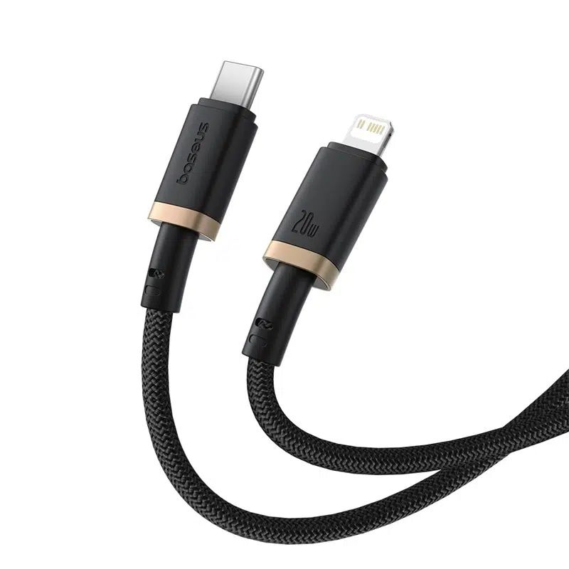 Baseus Dura Series 20W Type-C to Lightning Fast Charging Cable 2m Black/Gold