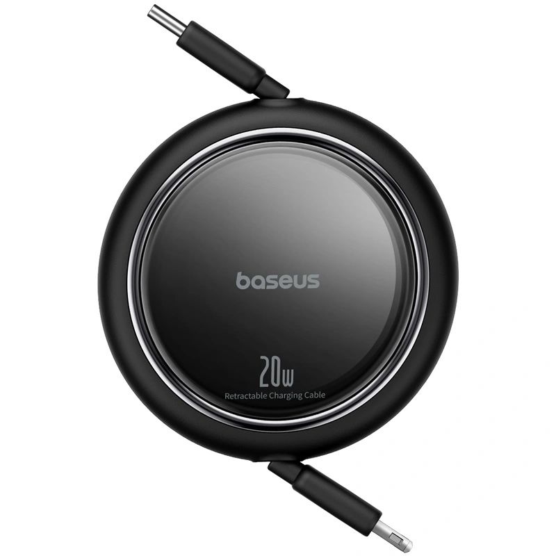 Baseus Free2Pull Retractable 20W Type-C to Lightning Charging cable 1m Black